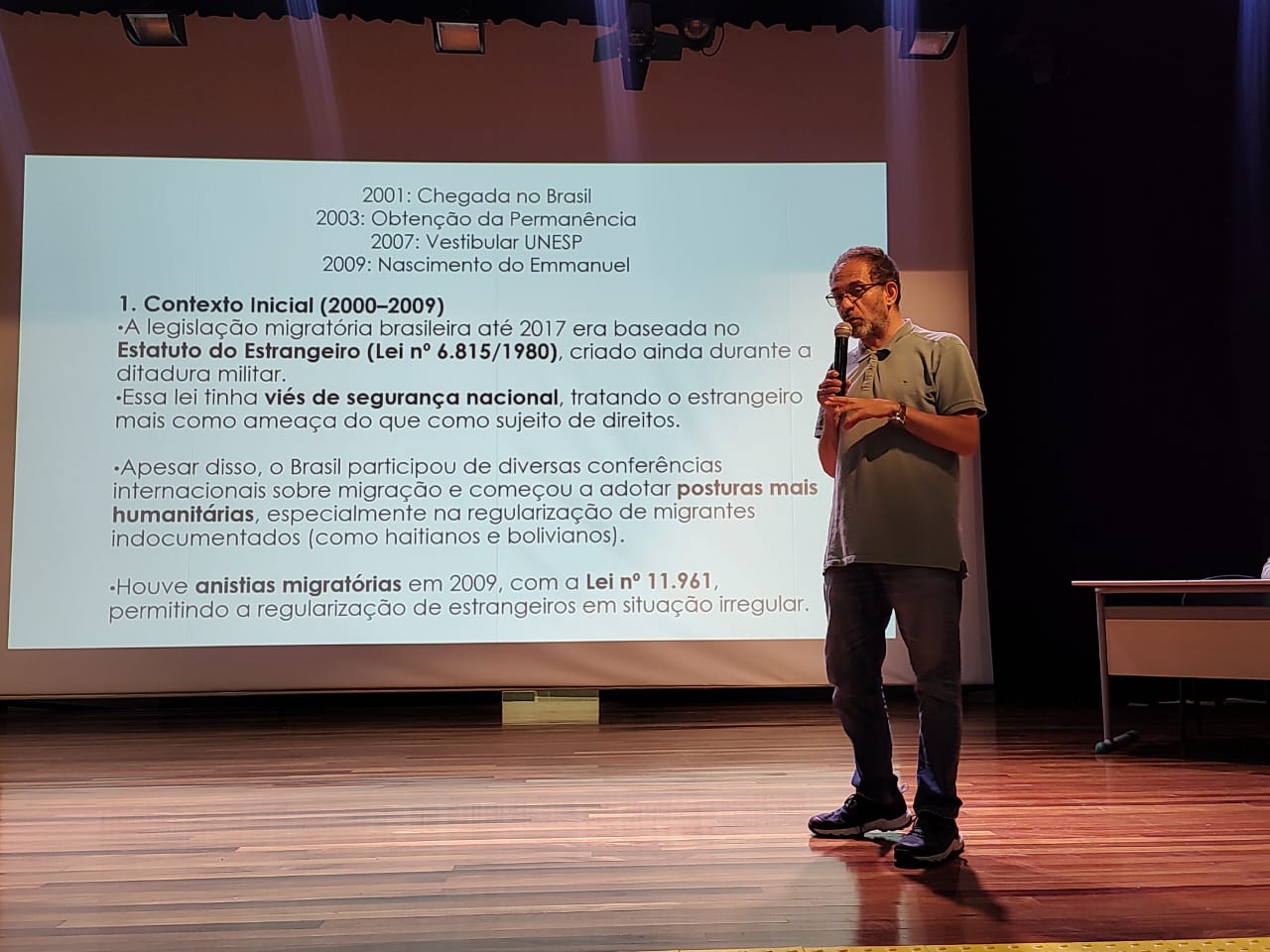 Liazid Benarab en conférence